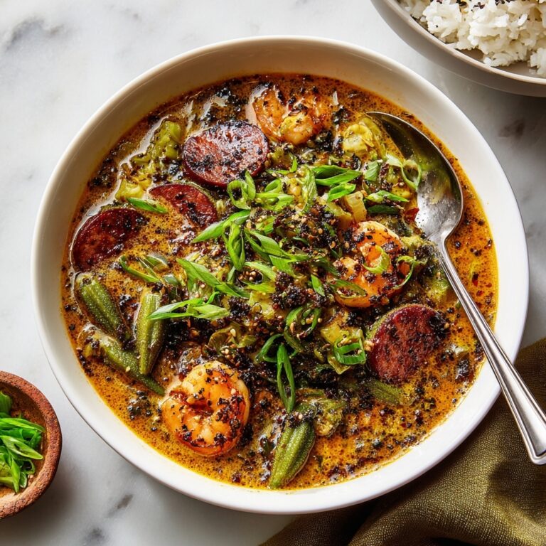 Creole Shrimp and Sausage Gumbo Recipe
