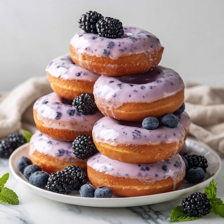 Blueberry Cake Donuts Recipe