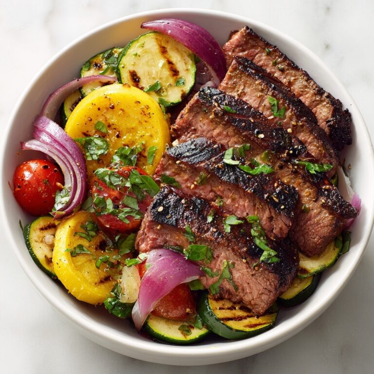 Sizzling Steak with Roasted Veggies Recipe