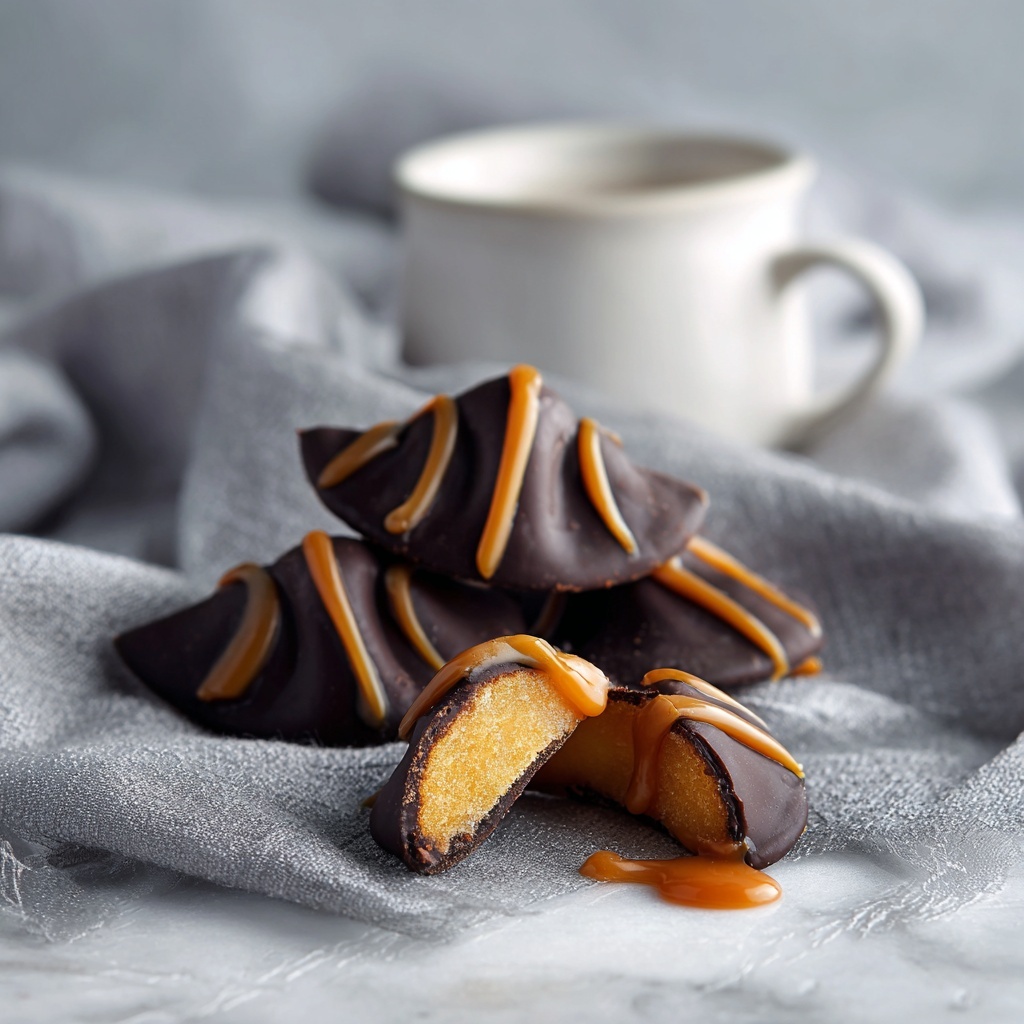 Chocolate Peanut Butter Covered Fortune Cookies Recipe - Recipe Image