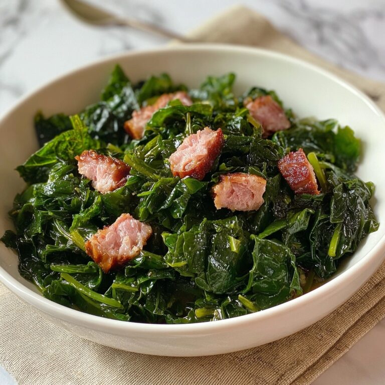Collard Greens with Smoked Ham Hocks Recipe