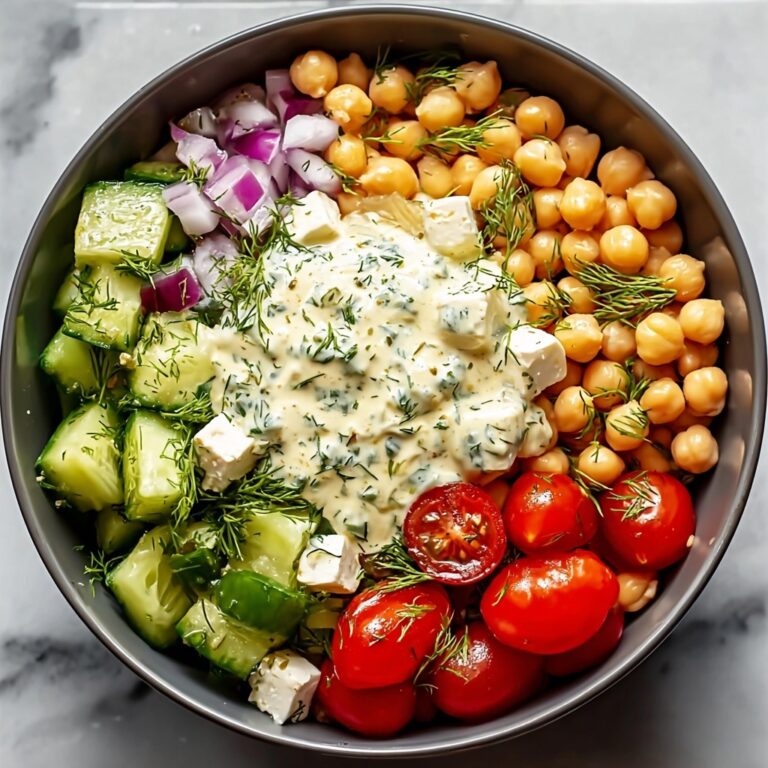 Tzatziki Chickpea Salad Recipe