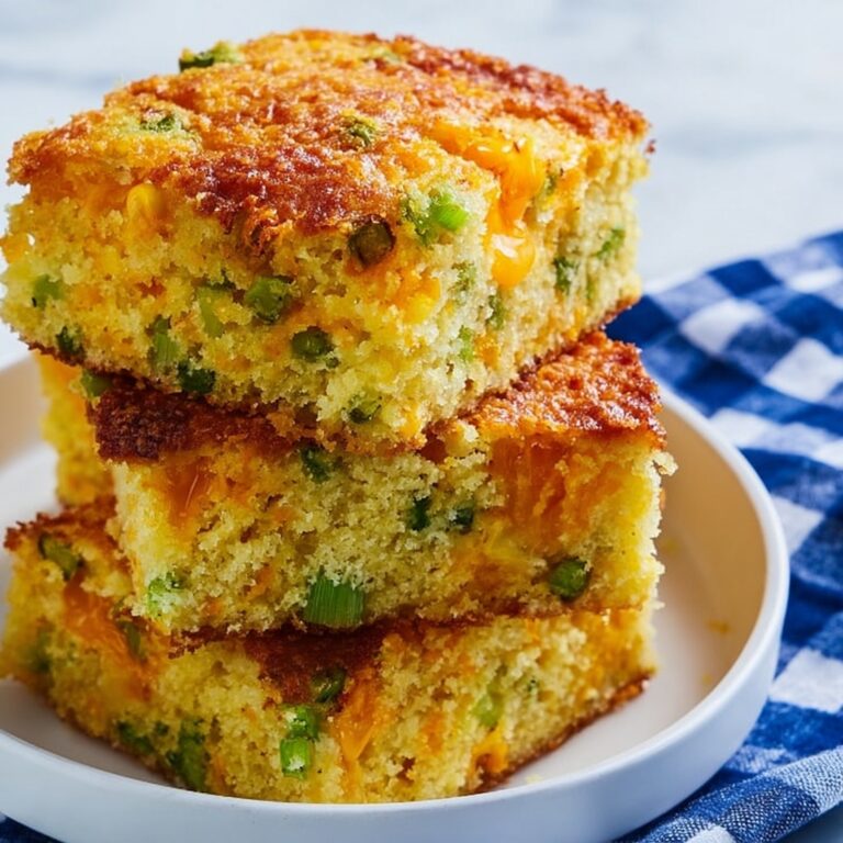 Cheesy Broccoli Cornbread Recipe