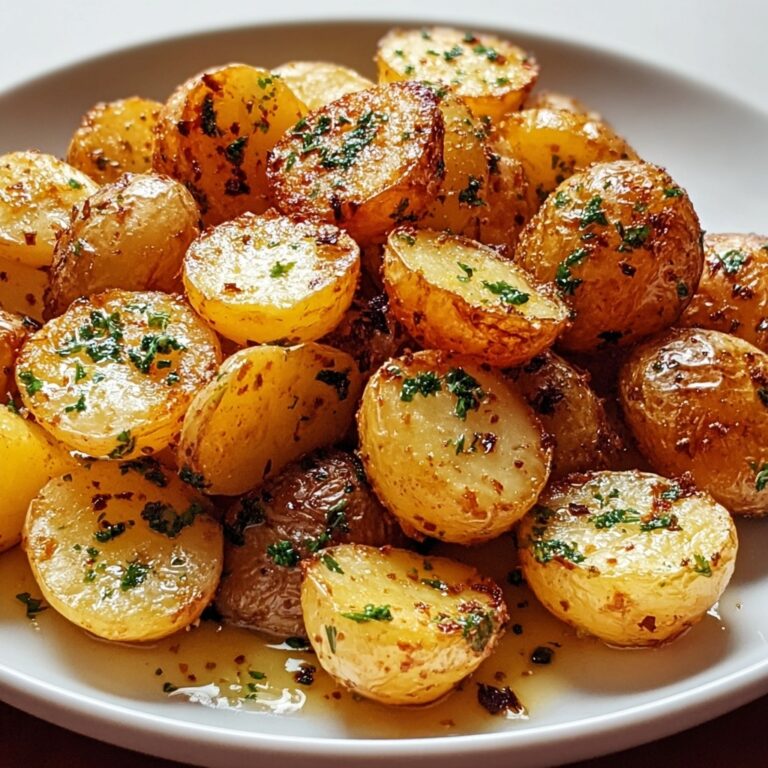 Crispy Garlic Butter Potatoes Recipe