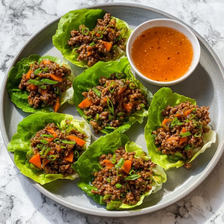 Thai Basil Beef Lettuce Wraps Recipe