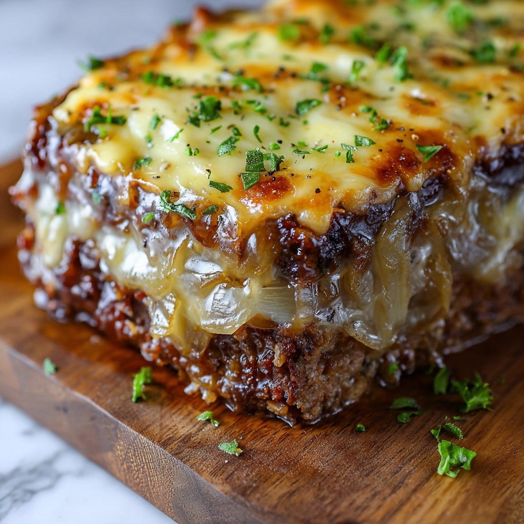 French Onion Meatloaf Recipe - Recipe Image