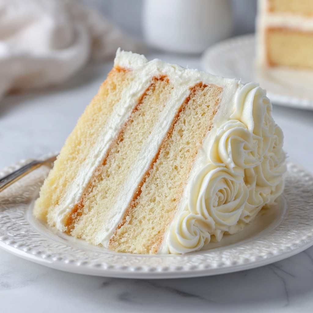 Moist White Velvet Cake Recipe - Recipe Image