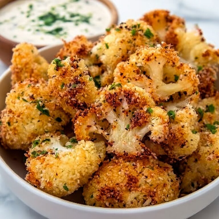 Golden Crispy Cauliflower Bites Recipe