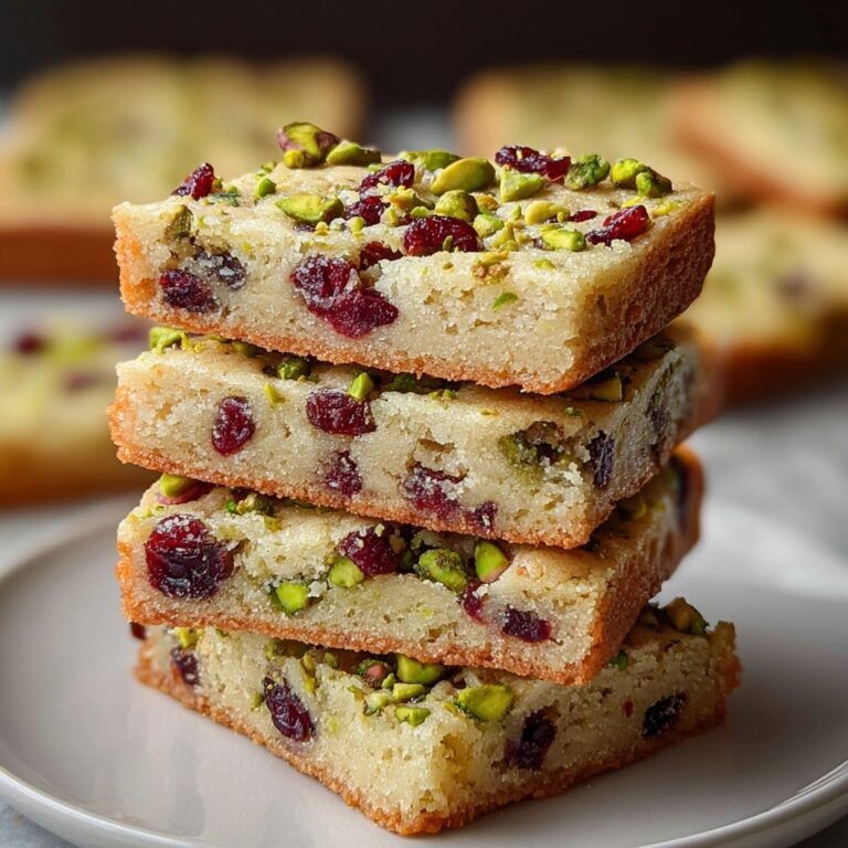 Cranberry Pistachio Shortbread Cookies Recipe