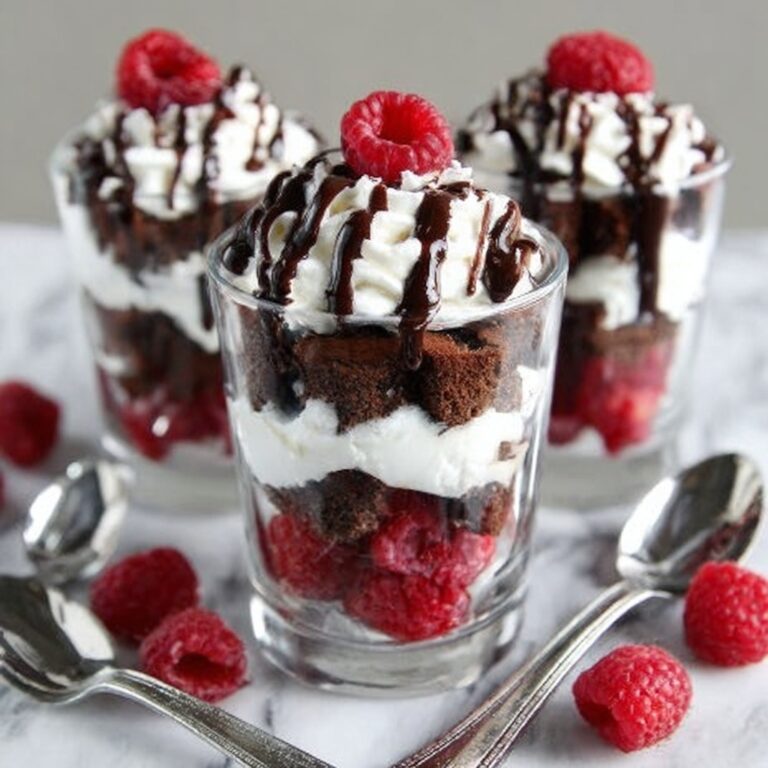 Raspberry Fudge Brownie Trifle Recipe