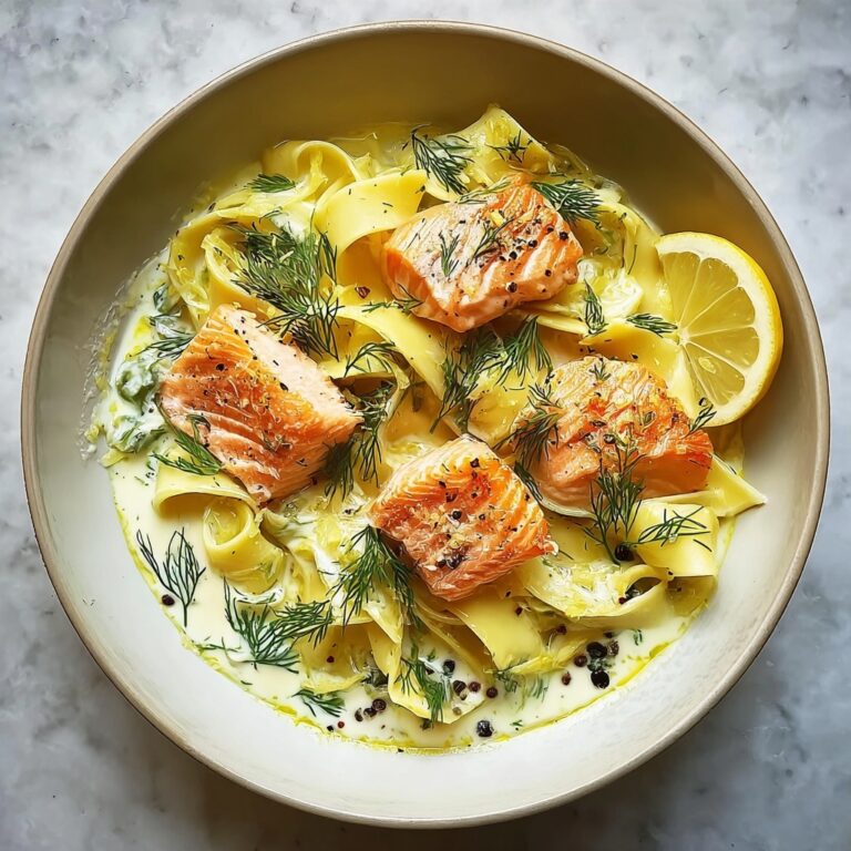 Citrus-Scented Pappardelle with Slow-Roasted Salmon Recipe