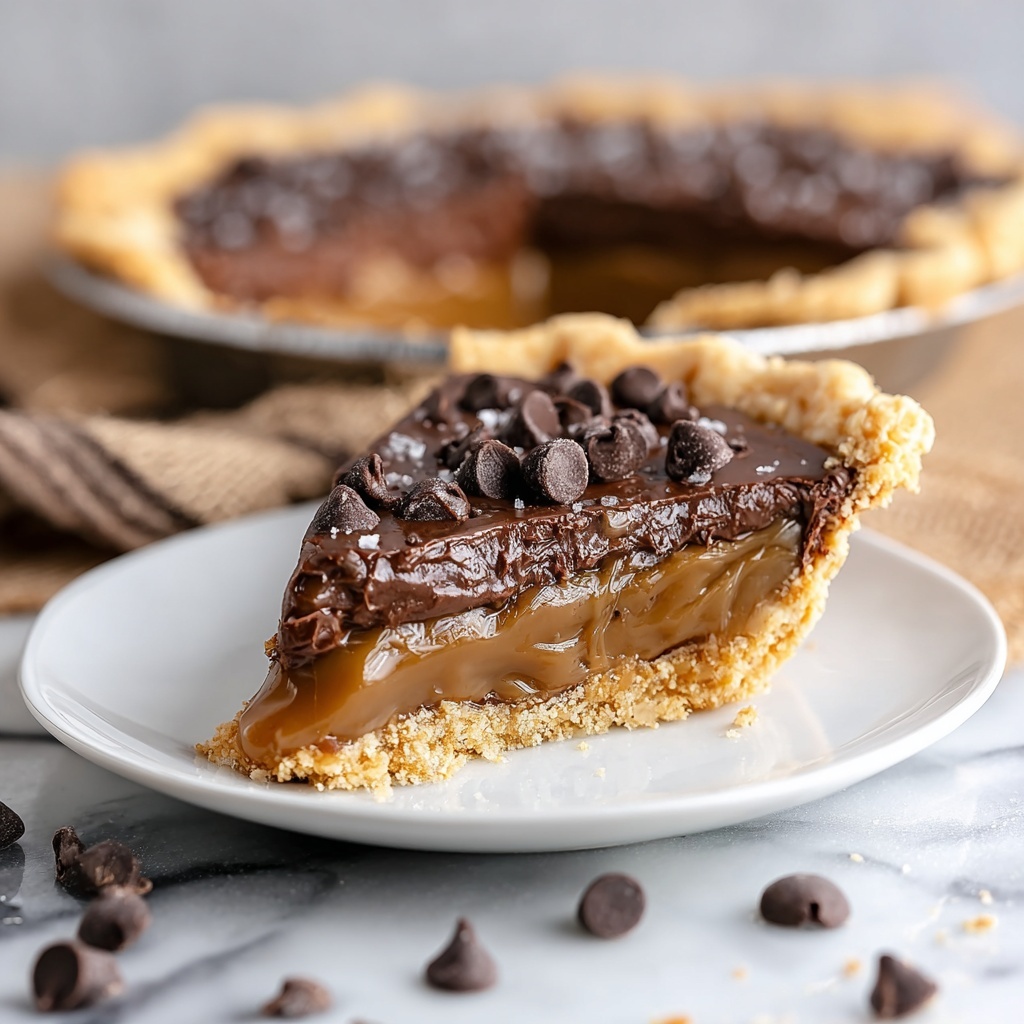 Chocolate Chip Salted Caramel Tart Recipe - Recipe Image