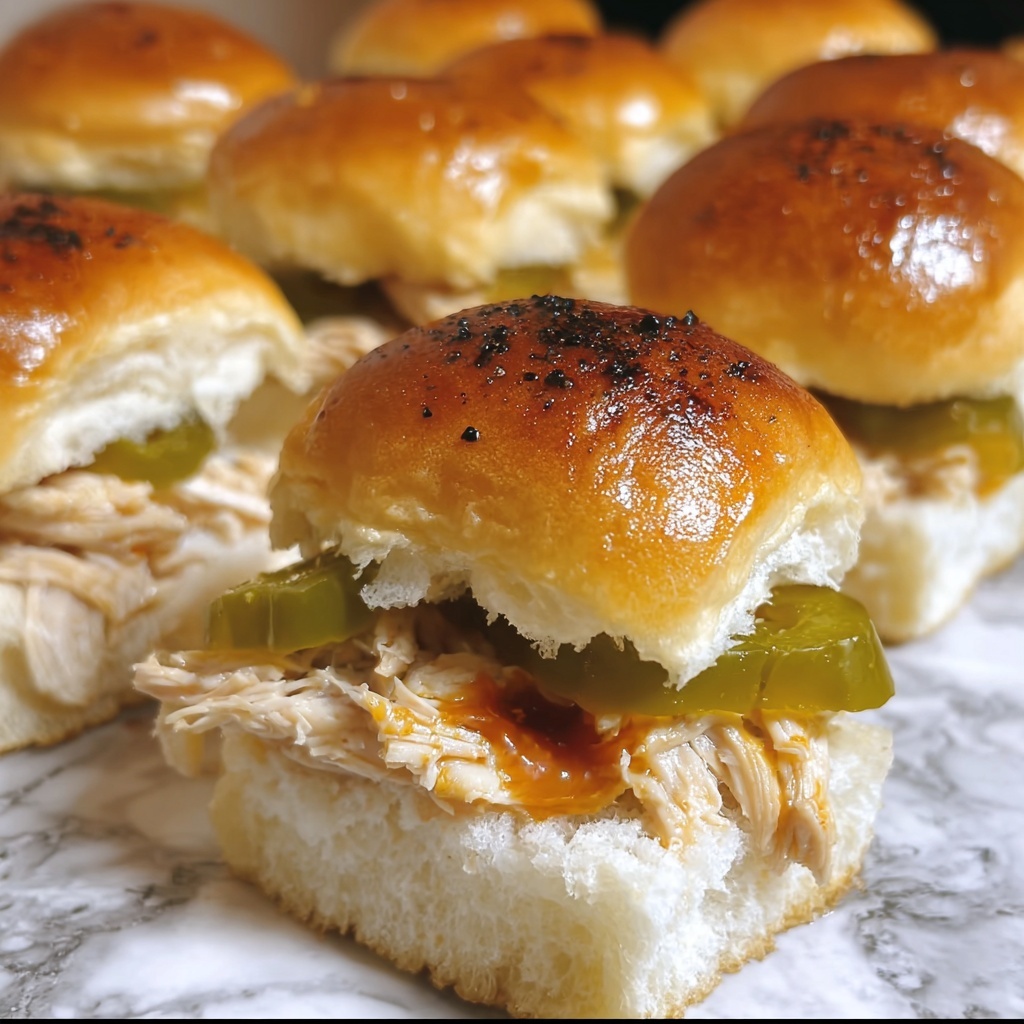 Chicken Philly Sliders Recipe - Recipe Image
