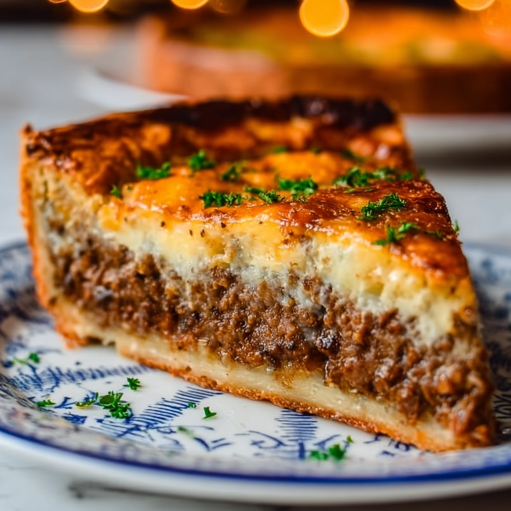 Pioneer Woman Cheeseburger Pie Recipe - Recipe Image