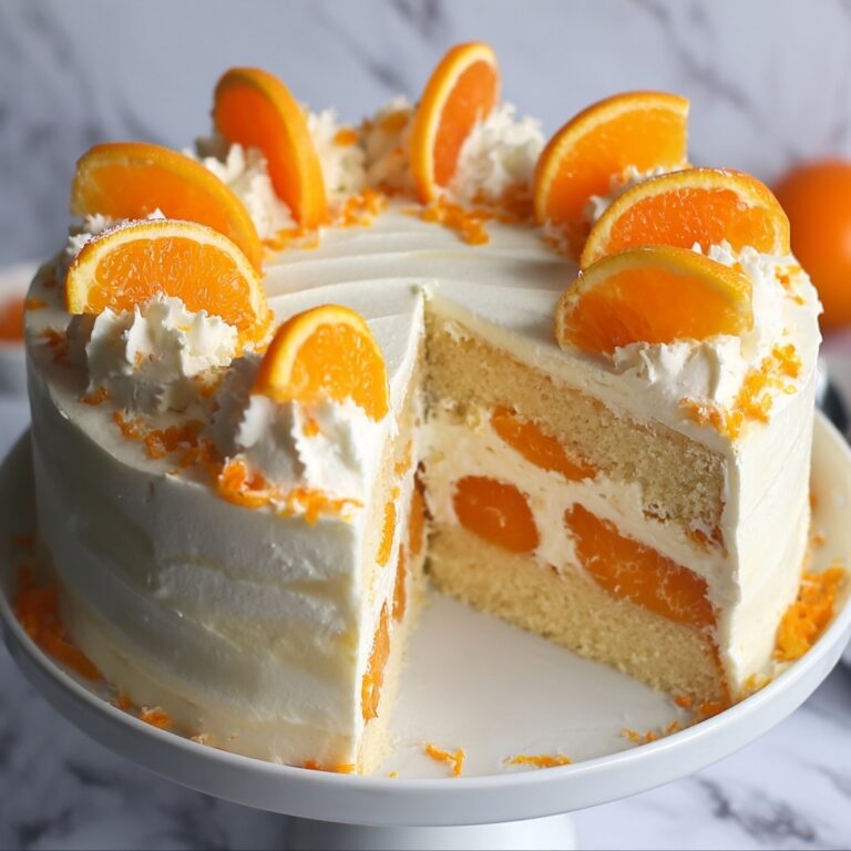 Orange Creamsicle Ice Cream Cake Recipe