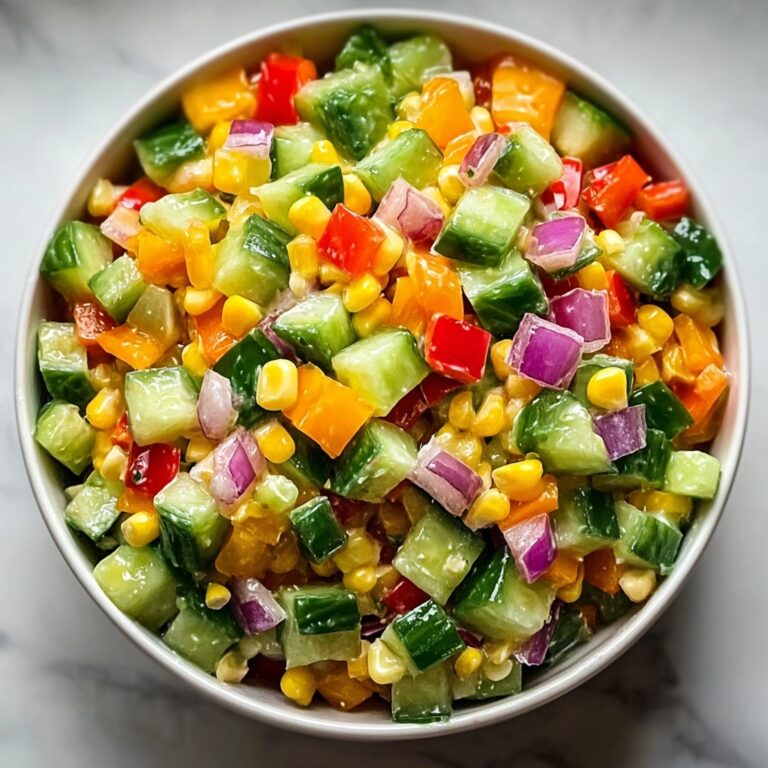 Corn Salad with Lime and Fresh Vegetables Recipe