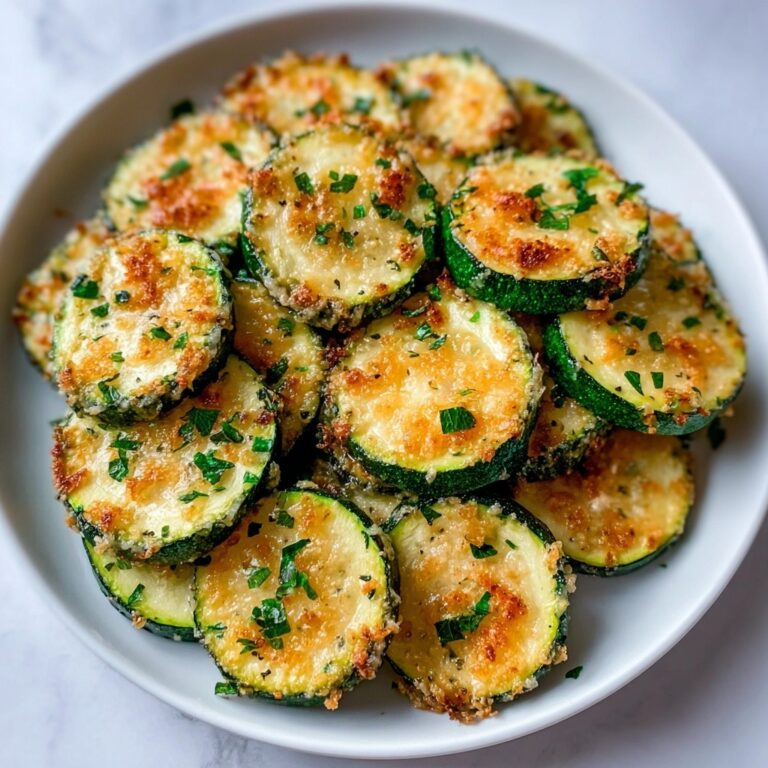 Crispy Parmesan Zucchini Rounds Recipe