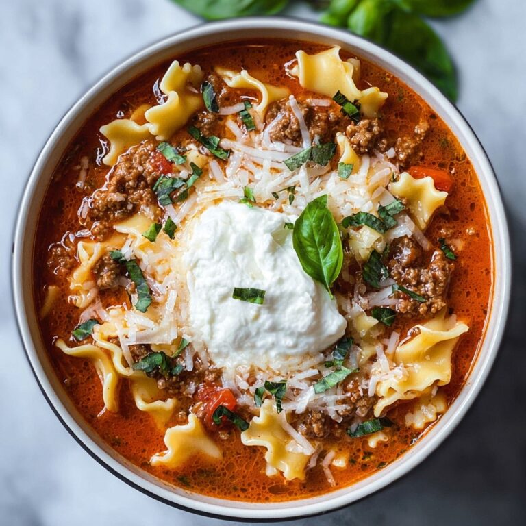 Easy Lasagna Soup Recipe