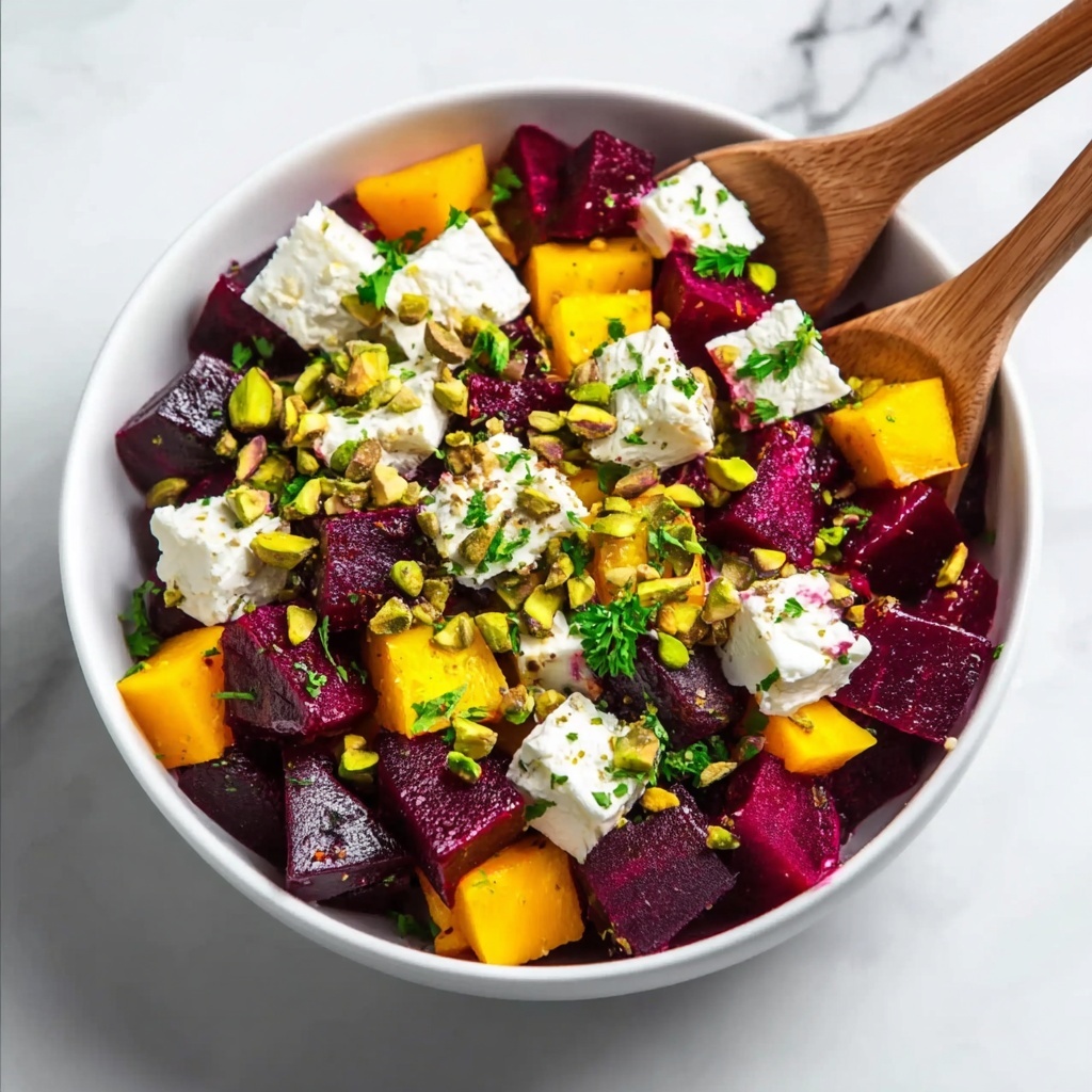 Orange Beet Salad with Feta and Pistachios Recipe - Recipe Image