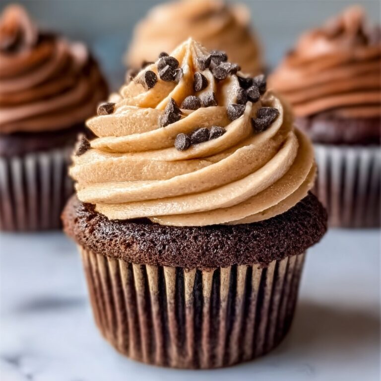 Velvety Mocha Chocolate Cupcakes Recipe