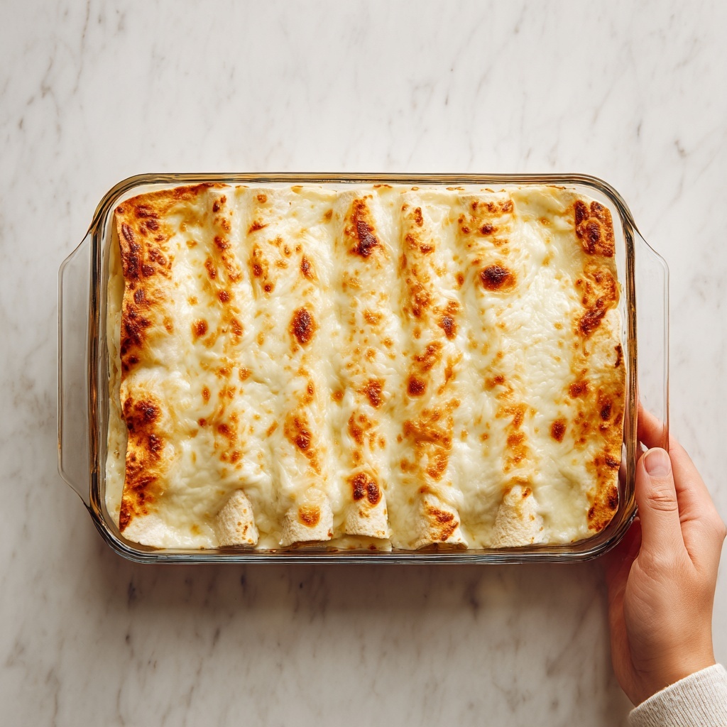 White Chicken Enchilada Casserole Recipe - Recipe Image