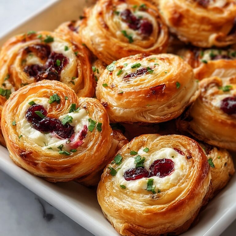 Festive Cranberry Feta Pinwheels Recipe