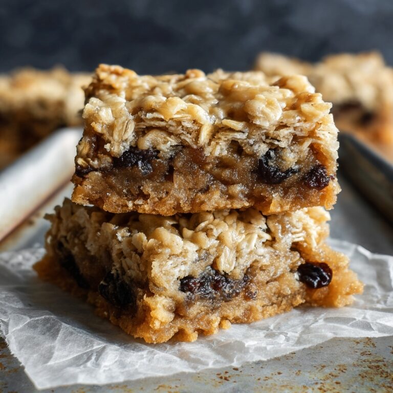 Oatmeal Raisin Cookie Bars Recipe