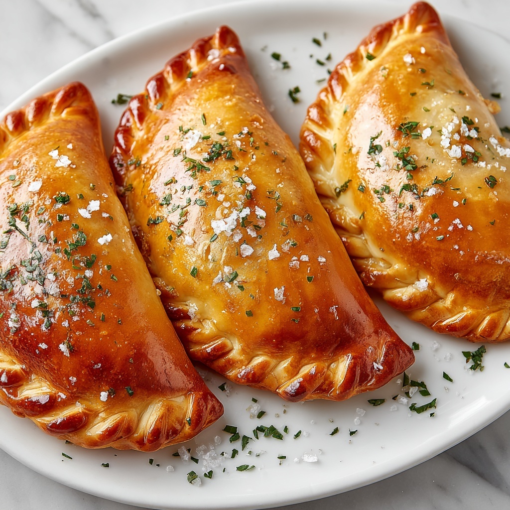 Chicken Alfredo Air Fryer Calzones Recipe - Recipe Image