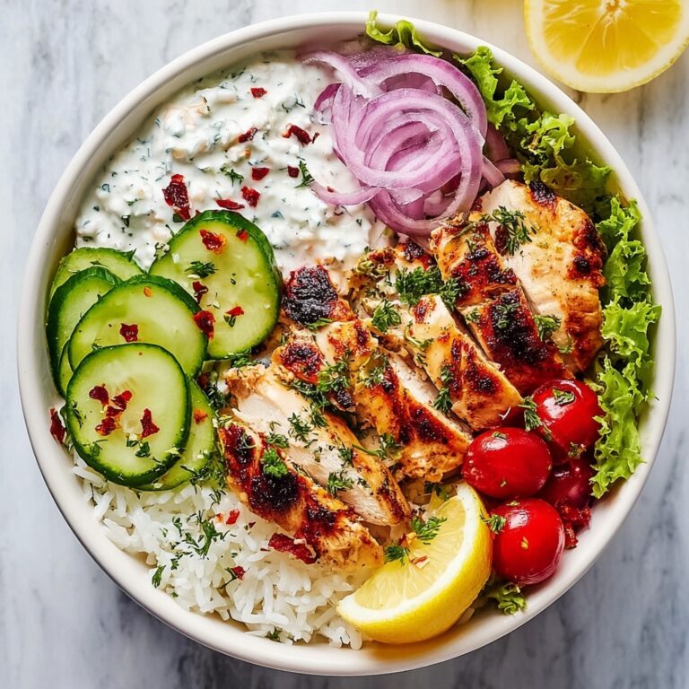 Greek Chicken Bowls with Tzatziki and Fresh Veggies Recipe