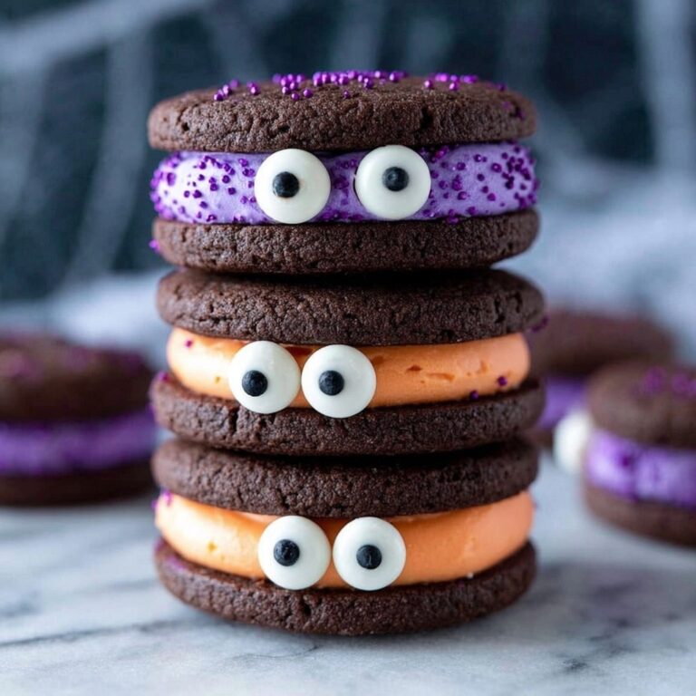 Chocolate Monster Halloween Cookies Recipe