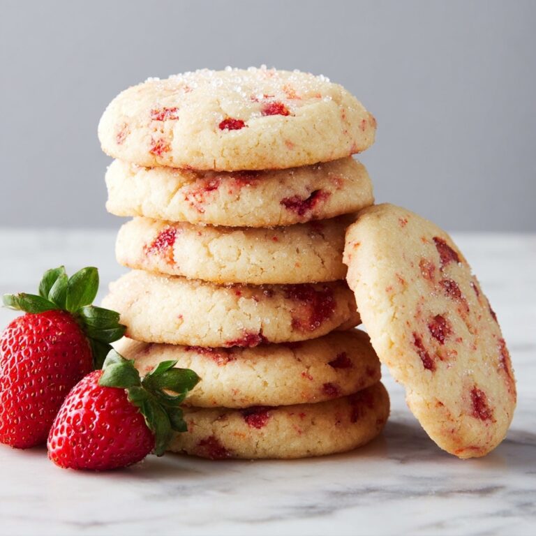 Strawberry Shortbread Cookies Recipe