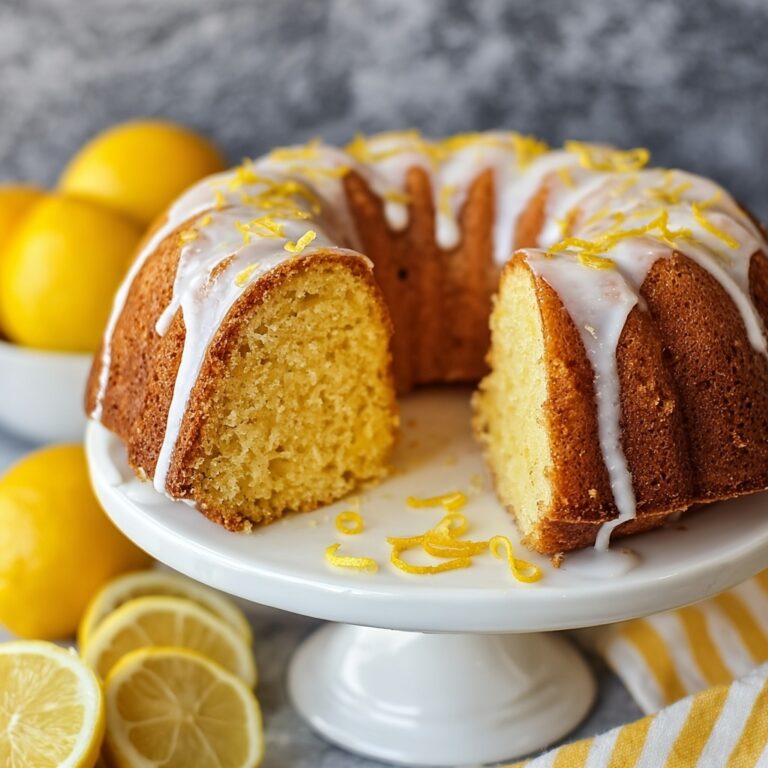 Italian Lemon Pound Cake Recipe
