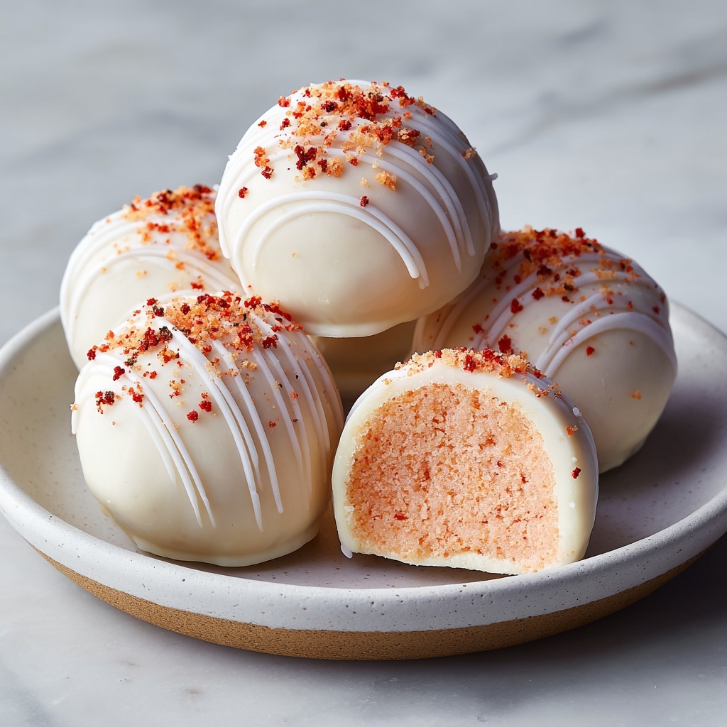 Strawberry Shortcake Truffles Recipe - Recipe Image