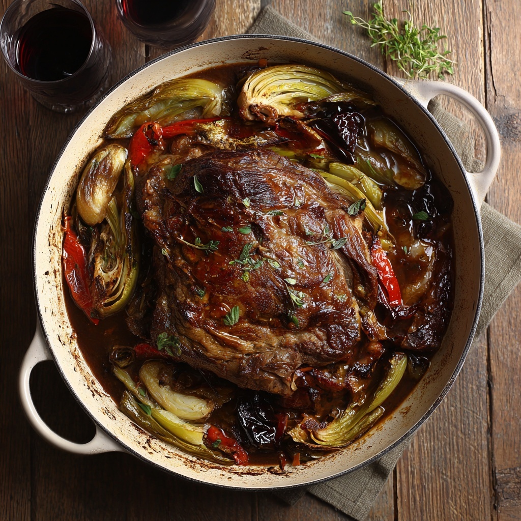 Slow Roasted Lamb Shoulder Recipe - Recipe Image