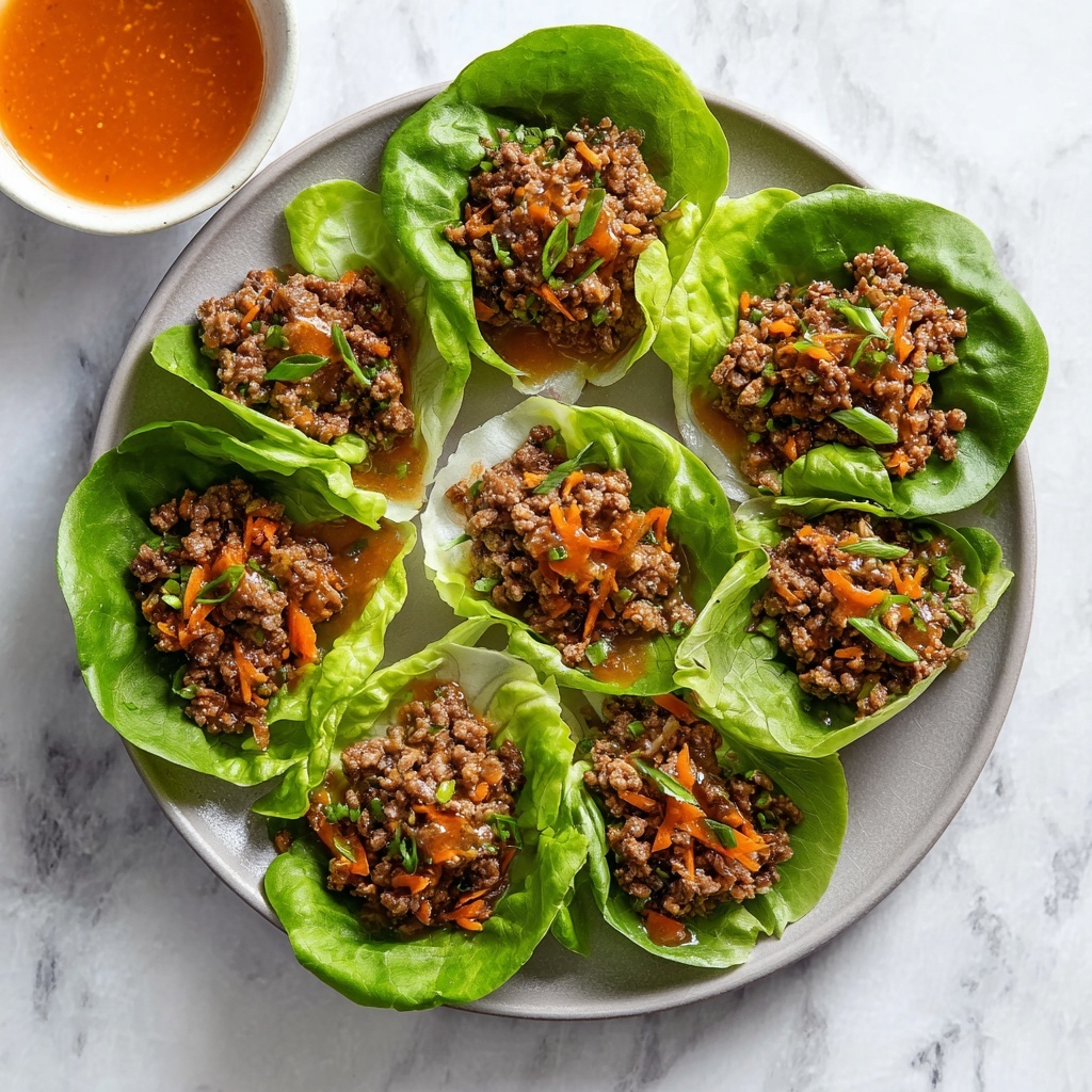 Thai Basil Beef Lettuce Wraps Recipe - Recipe Image