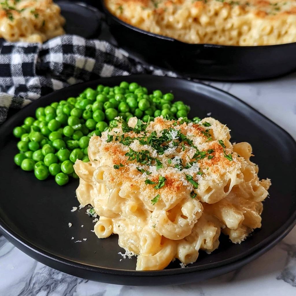 Parmesan Garlic Chicken Mac and Cheese Recipe - Recipe Image
