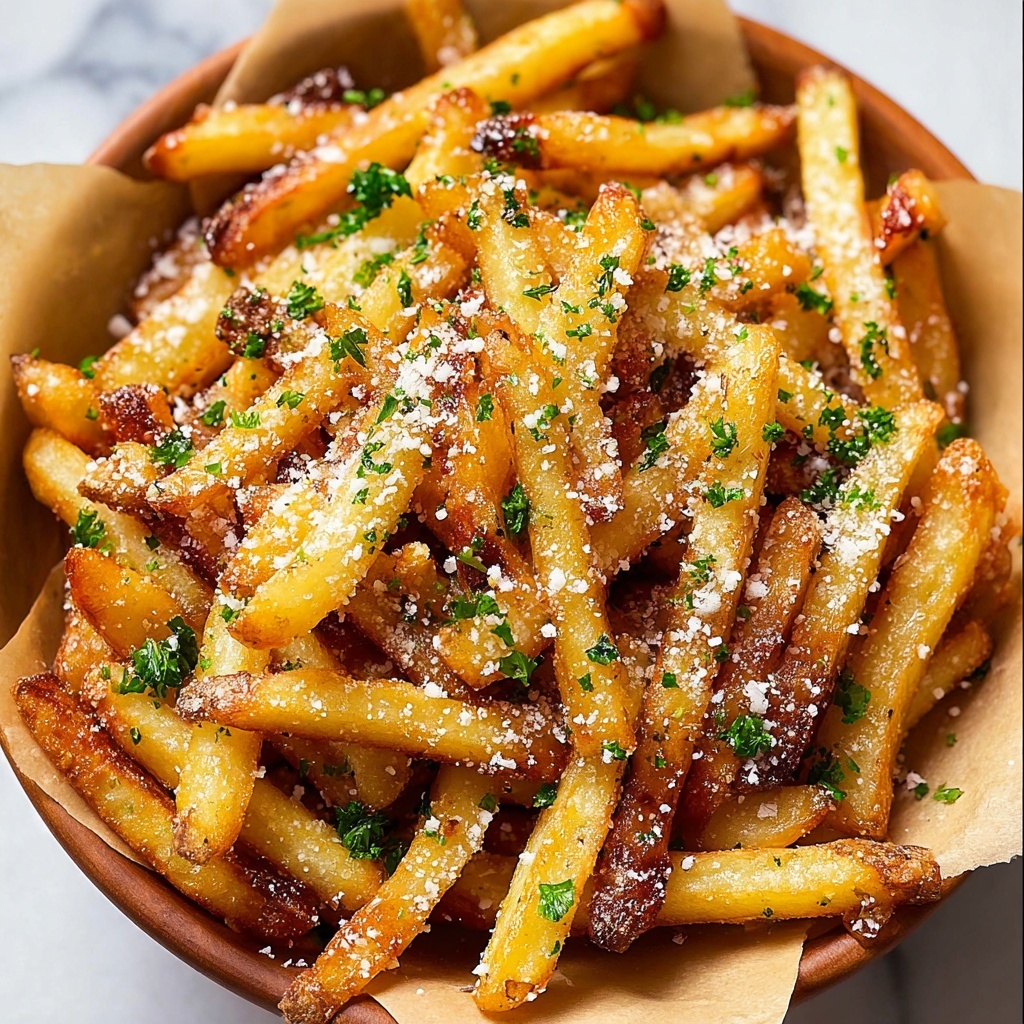 Crispy Air Fryer Garlic Fries: The Ultimate Recipe for Perfectly Seasoned Fries Recipe - Recipe Image