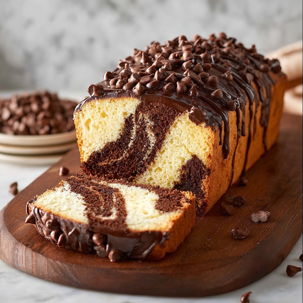 Double Chocolate Ricotta Marble Cake Recipe - Recipe Image