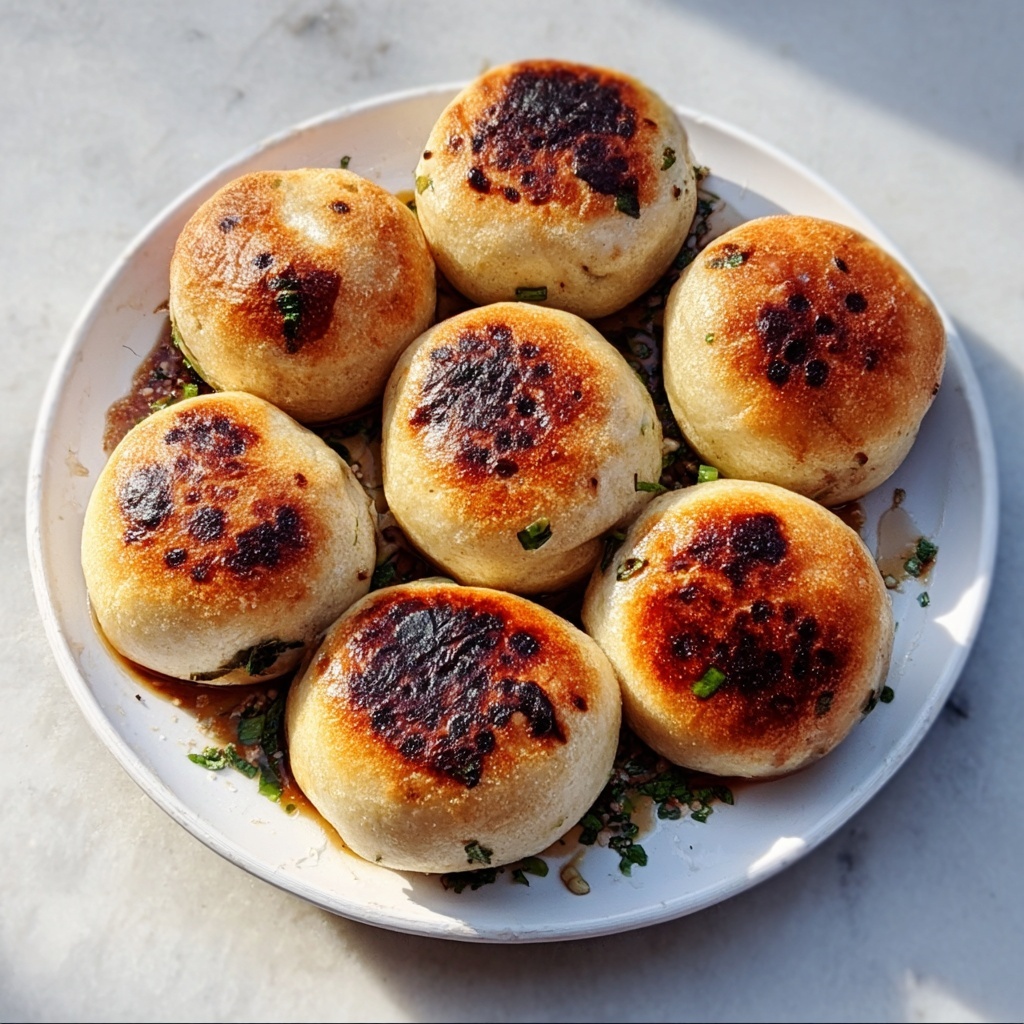 Pan-Fried Pork Buns Recipe - Recipe Image