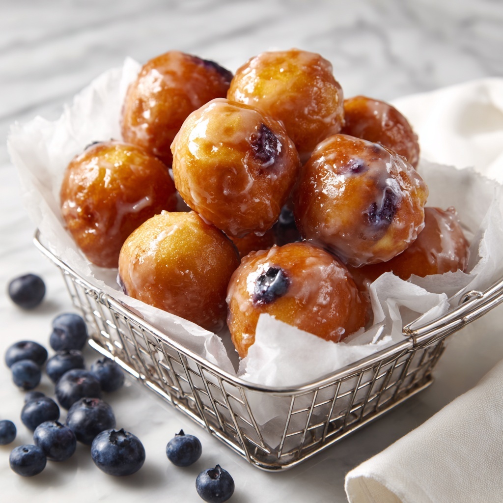 Baked Blueberry Fritter Bites Recipe - Recipe Image