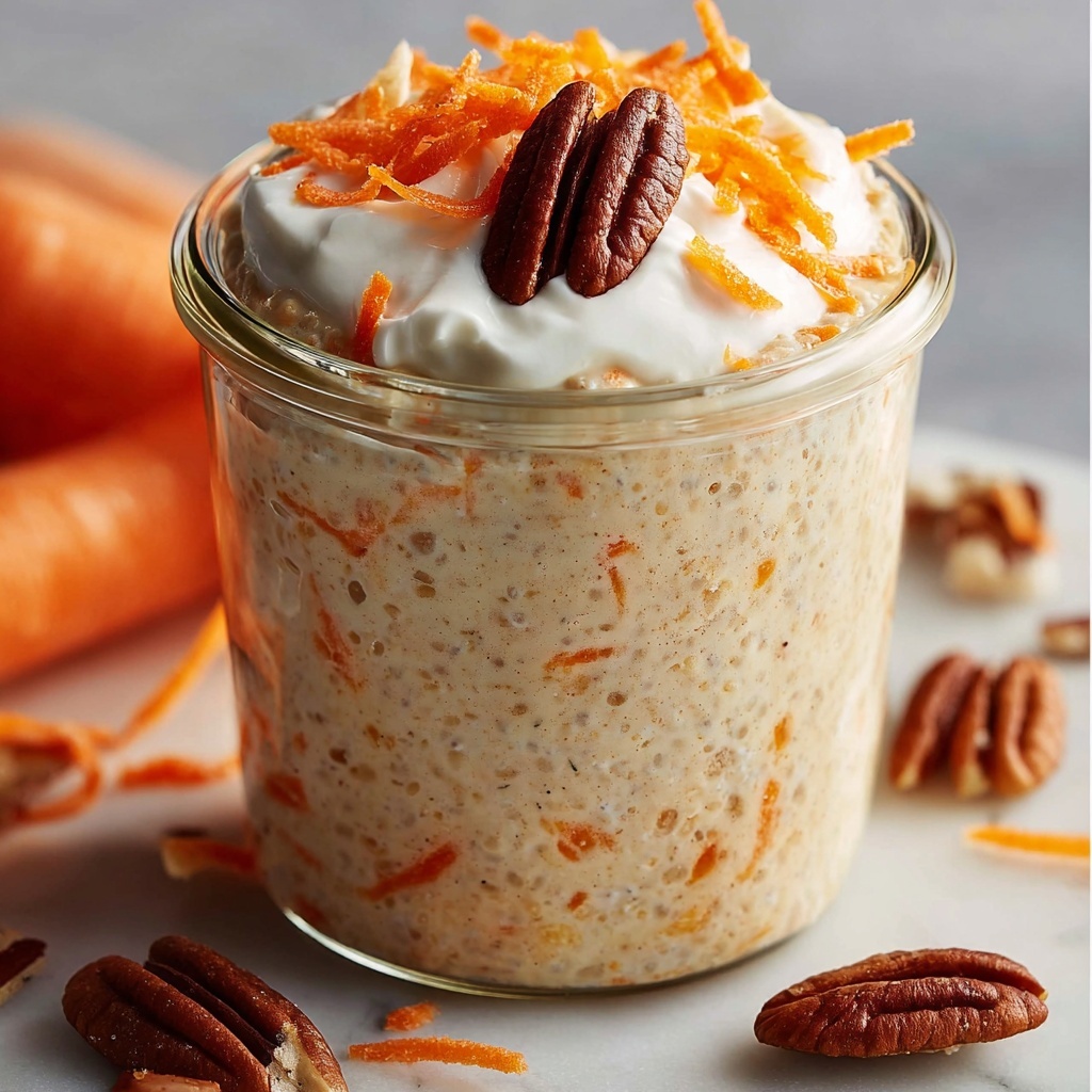 Carrot Cake Protein Overnight Oats Recipe - Recipe Image