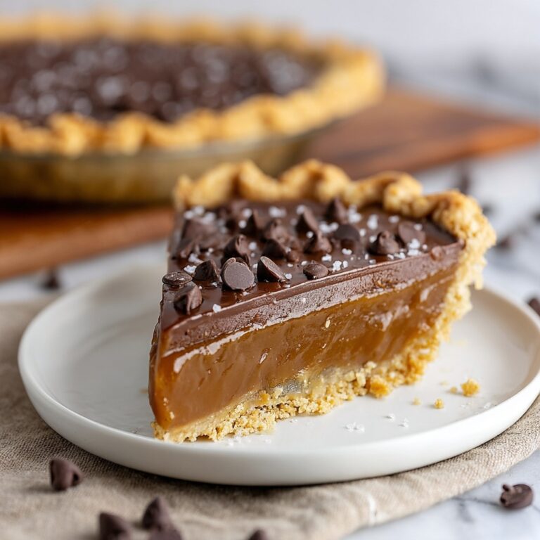 Chocolate Chip Salted Caramel Tart Recipe