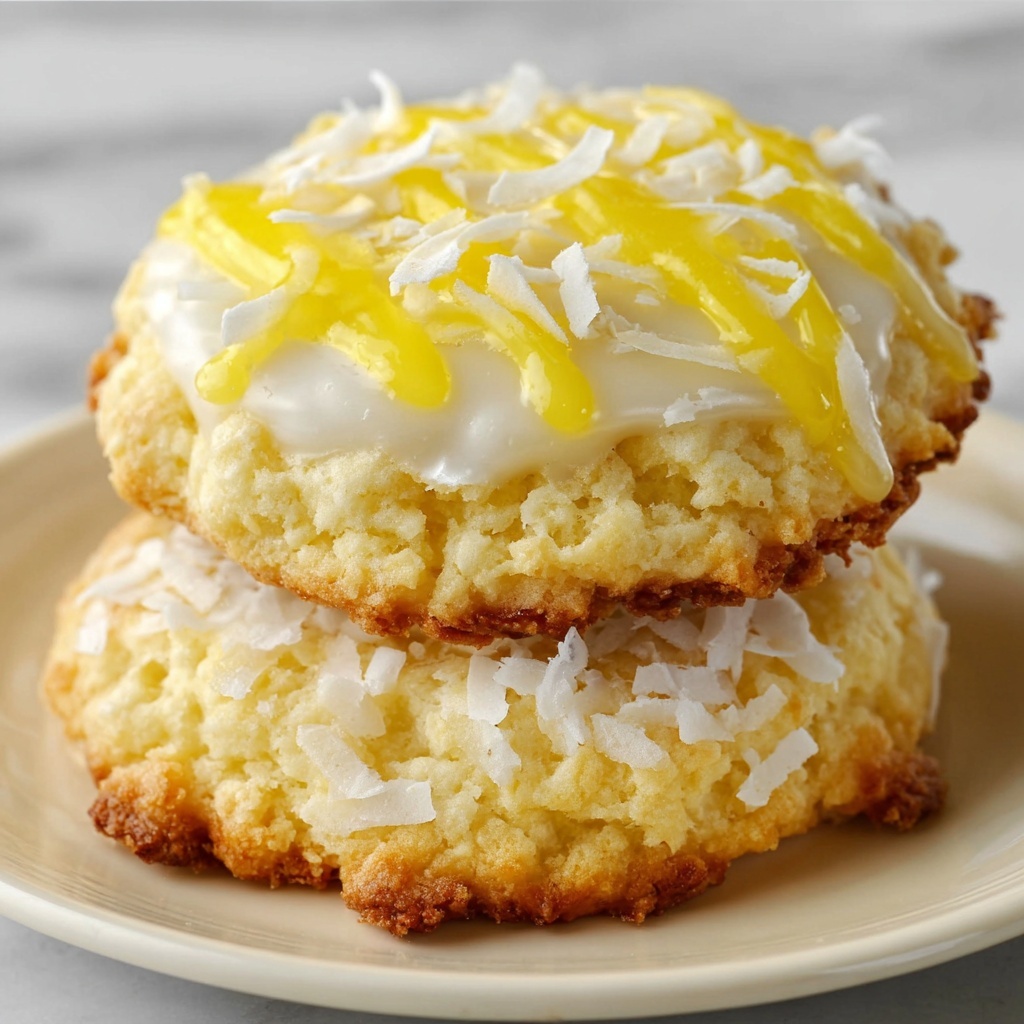 Lemon Coconut Cheesecake Cookies Recipe - Recipe Image