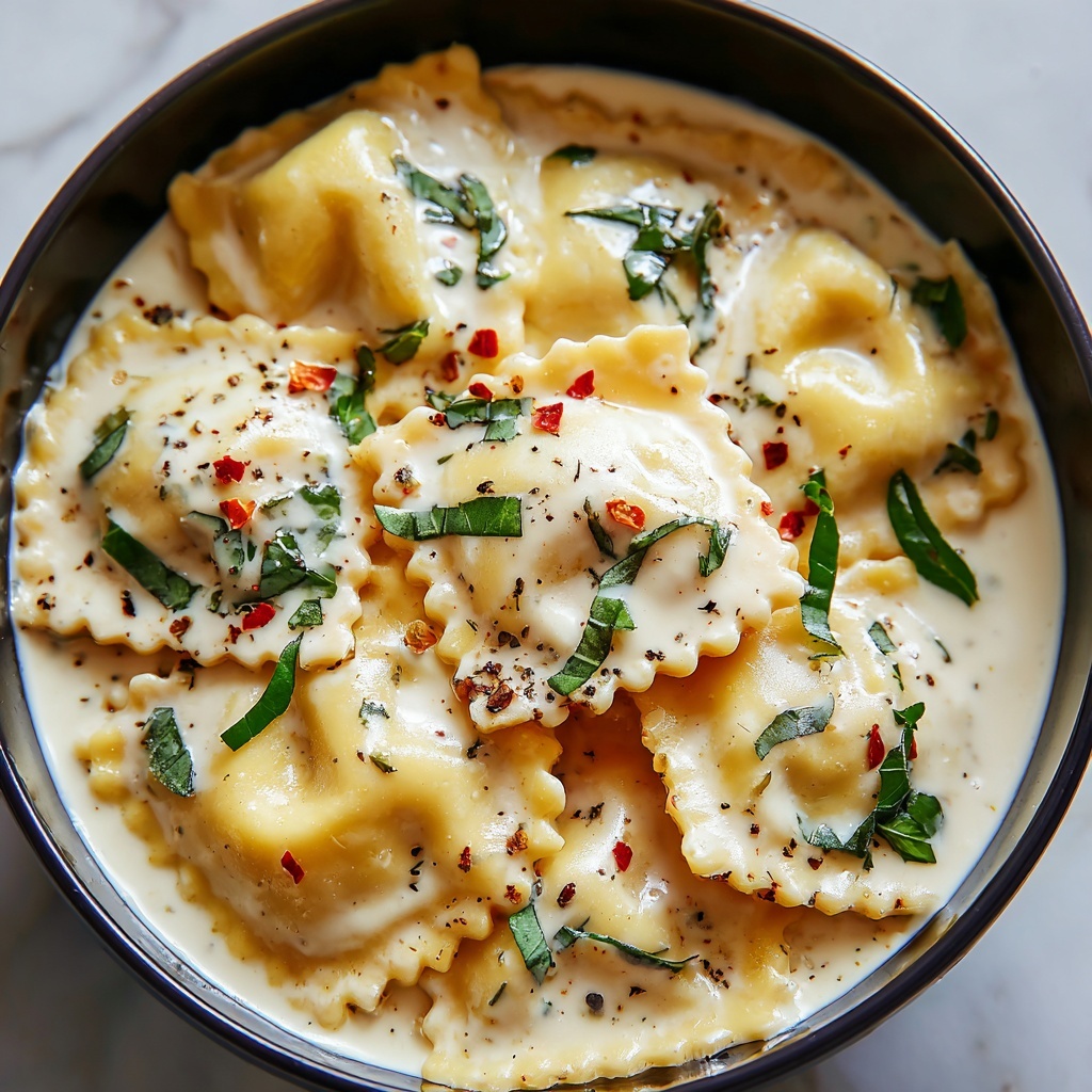 Creamy Crockpot Tortellini Recipe - Recipe Image