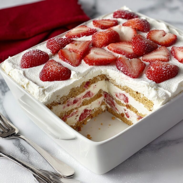 Strawberry Icebox Cake Recipe