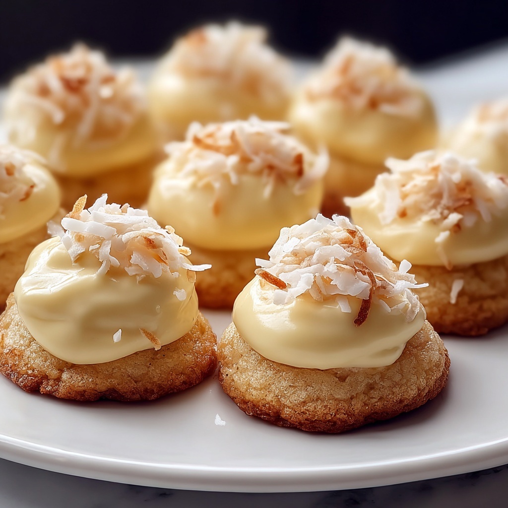 Lemon Coconut Cheesecake Cookies Recipe - Recipe Image