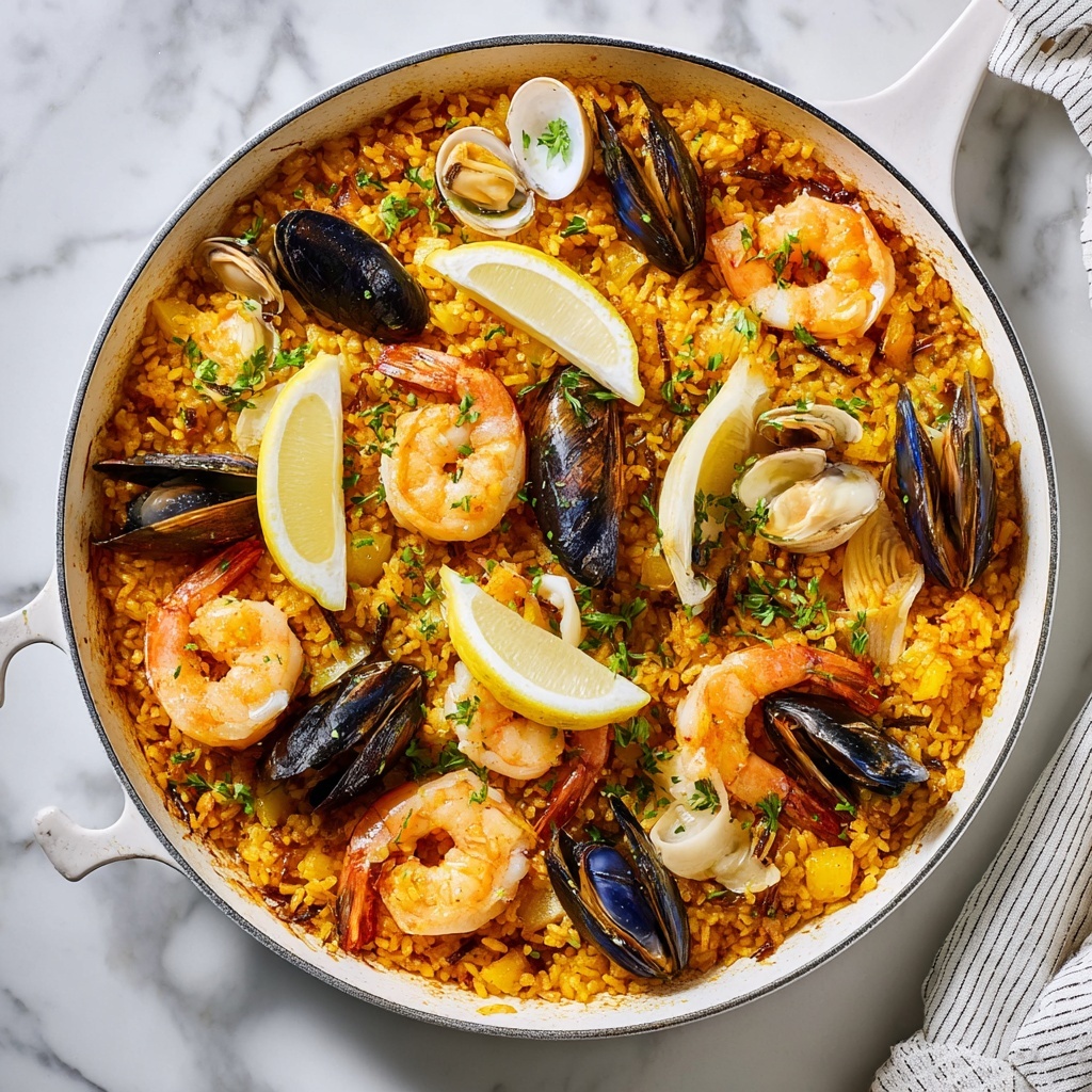 Seafood Paella Recipe - Recipe Image