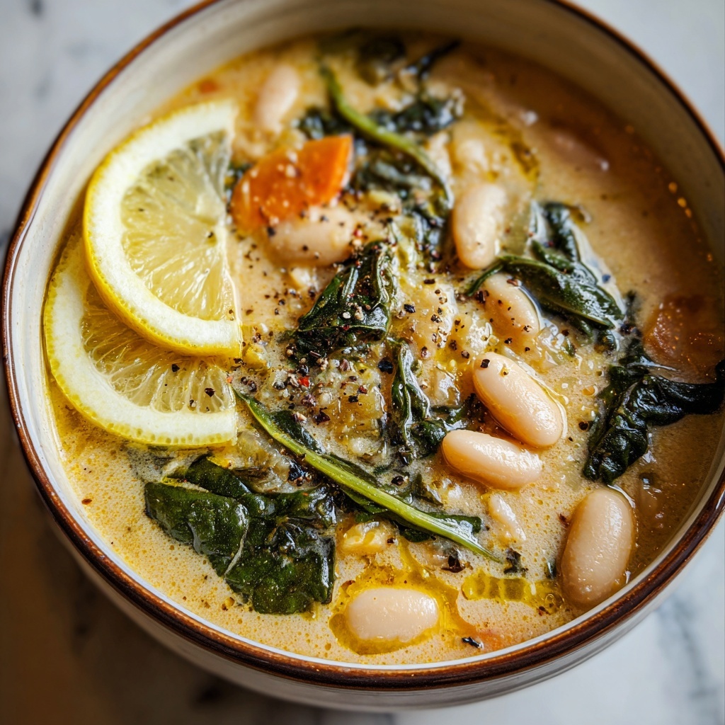Nourishing White Bean and Lemon Soup Recipe - Recipe Image