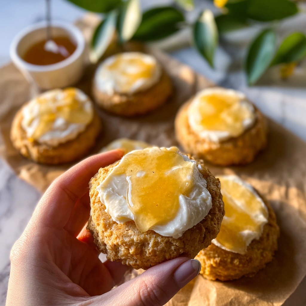 Honey Buttercream Cornbread Cookies Recipe - Recipe Image