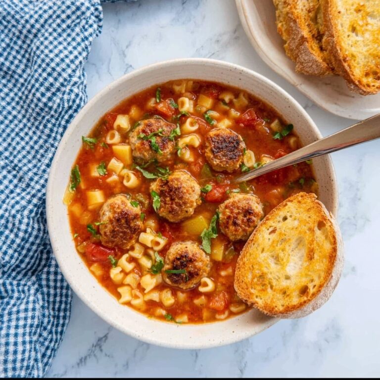 Italian Meatball Soup Recipe